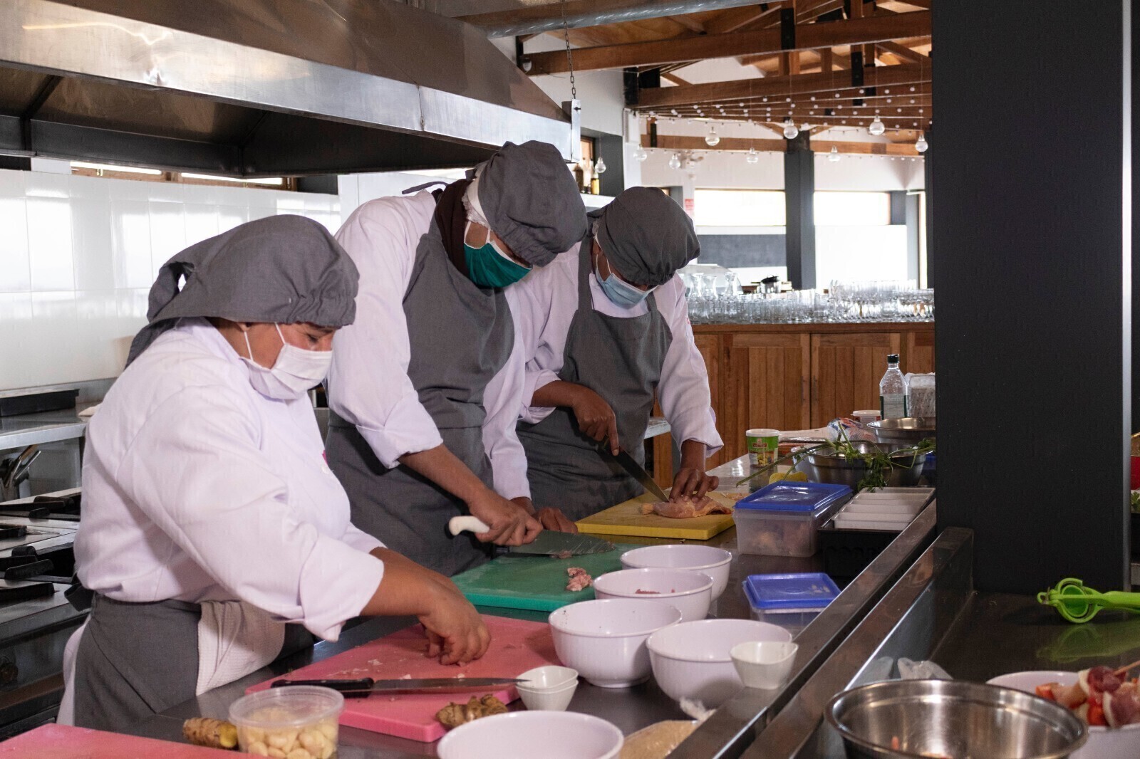 Formación de jóvenes cocineros